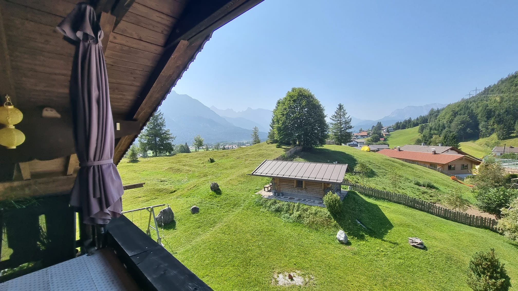 Blick vom Balkon Blick vom Balkon